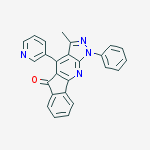 3-Methyl-1-phenyl-4-pyridin-3-yl-1H-indeno[1,2-b]pyrazolo[4,3-e]pyridin-5-one