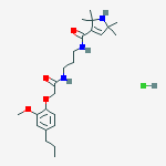 N-[3-[[2-(2-methoxy-4-propylphenoxy)acetyl]amino]propyl]-2,2,5,5-tetramethyl-1h-pyrrole-3-carboxamide;hydrochloride