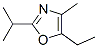 Oxazole,5-ethyl-4-methyl-2-(1-methylethyl)-
