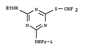 6-[(difluoromethyl)sulfanyl]-N-ethyl-N'-(propan-2-yl)-1,3,5-triazine-2,4-diamine