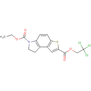 6H-Thieno[3,2-e]indole-2,6-dicarboxylic acid, 7,8-dihydro-, 2-ethyl6-(2,2,2-trichloroethyl) ester