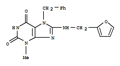 7-benzyl-8-[(furan-2-ylmethyl)amino]-3-methyl-3,7-dihydro-1H-purine-2,6-dione