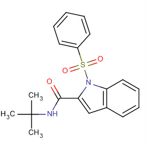 1H-Indole-2-carboxamide, N-(1,1-dimethylethyl)-1-(phenylsulfonyl)-