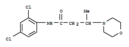 N-(2,4-dichlorophenyl)-3-morpholin-4-ylbutanamide