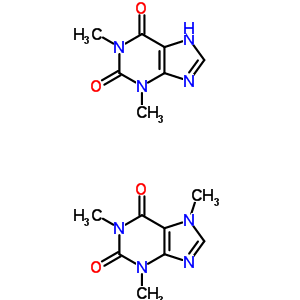 1,3,7-trimethyl-3,7-dihydro-1H-purine-2,6-dione - 1,3-dimethyl-3,7-dihydro-1H-purine-2,6-dione (1:1)