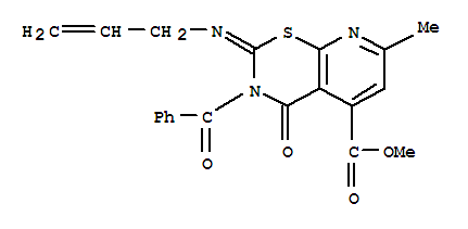 methyl (2Z)-7-methyl-4-oxo-3-(phenylcarbonyl)-2-(prop-2-en-1-ylimino)-3,4-dihydro-2H-pyrido[3,2-e][1,3]thiazine-5-carboxylate