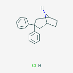 3,3-diphenyl-8-azabicyclo[3.2.1]octane;hydrochloride