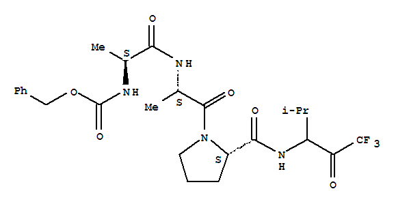 benzyloxycarbonylalanyl-alanyl-prolyl-valine-trifluoromethyl ketone
