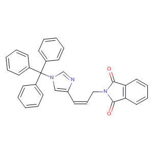1H-Isoindole-1,3(2H)-dione,2-[3-[1-(triphenylmethyl)-1H-imidazol-4-yl]-2-propenyl]-, (Z)-