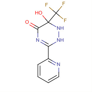 1,2,4-Triazin-5(2H)-one,1,6-dihydro-6-hydroxy-3-(2-pyridinyl)-6-(trifluoromethyl)-