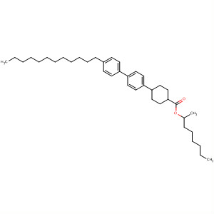 Cyclohexanecarboxylic acid, 4-(4'-dodecyl[1,1'-biphenyl]-4-yl)-,1-methylheptyl ester, trans-