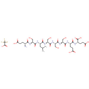 L-Glutamic acid,N-[N-[N-[N-[N-[N-(N-L-a-glutamyl-L-seryl)-L-leucyl]-L-seryl]-L-seryl]-L-seryl]-L-a-glutamyl]-, mono(trifluoroacetate) (salt)