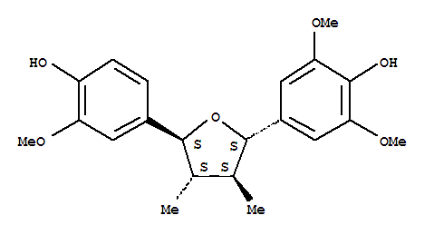 Phenol,2,6-dimethoxy-4-[tetrahydro-5-(4-hydroxy-3-methoxyphenyl)-3,4-dimethyl-2-furanyl]-,(2a,3b,4a,5b)-(+)-