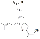 3-[2,3-Dihydro-2-(2-hydroxy-1-methylethyl)-7-(3-methyl-2-butenyl)benzofuran-5-yl]propenoic acid