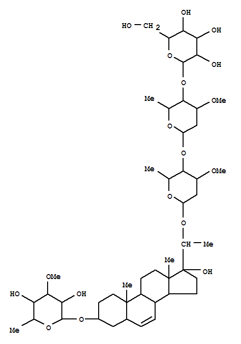 Pregnane,b-D-galactopyranoside deriv.