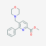 Methyl 5-(morpholin-4-ylmethyl)-6-phenylpyridine-2-carboxylate