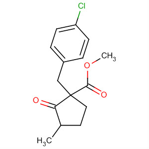Cyclopentanecarboxylic acid,1-[(4-chlorophenyl)methyl]-3-methyl-2-oxo-, methyl ester