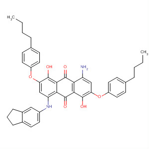 9,10-Anthracenedione,4-amino-2,6-bis(4-butylphenoxy)-8-[(2,3-dihydro-1H-inden-5-yl)amino]-1,5-dihydroxy-