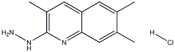 2-Hydrazino-3,6,7-trimethylquinoline hydrochloride