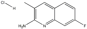 2-Amino-7-fluoro-3-methylquinoline hydrochloride