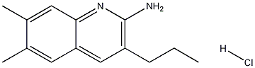 2-Amino-6,7-dimethyl-3-propylquinoline hydrochloride