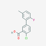 2-chloro-5-(2-fluoro-5-methylphenyl)benzoic Acid