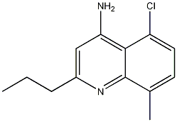 4-Amino-5-chloro-8-methyl-2-propylquinoline