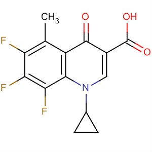 3-Quinolinecarboxylic acid,1-cyclopropyl-6,7,8-trifluoro-1,4-dihydro-5-methyl-4-oxo-