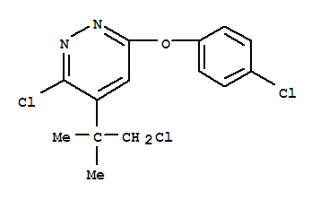 3-chloro-4-(1-chloro-2-methylpropan-2-yl)-6-(4-chlorophenoxy)pyridazine