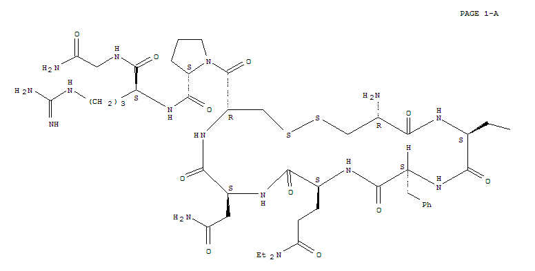 argipressin, glutamic acid (gamma-N,N-diethylamide)(4)-