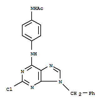 acetamide, N-[4-[[2-chloro-9-(phenylmethyl)-9H-purin-6-yl]amino]phenyl]-