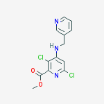 Methyl 3,6-dichloro-4-(pyridin-3-ylmethylamino)pyridine-2-carboxylate