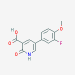 5-(3-fluoro-4-methoxyphenyl)-2-oxo-1h-pyridine-3-carboxylic Acid