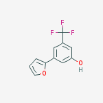 3-(furan-2-yl)-5-(trifluoromethyl)phenol
