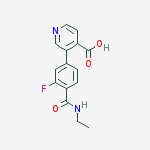 3-[4-(ethylcarbamoyl)-3-fluorophenyl]pyridine-4-carboxylic Acid