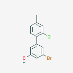 3-bromo-5-(2-chloro-4-methylphenyl)phenol