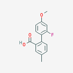 2-(2-fluoro-4-methoxyphenyl)-5-methylbenzoic Acid