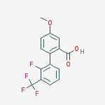 2-[2-fluoro-3-(trifluoromethyl)phenyl]-5-methoxybenzoic Acid