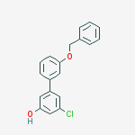 3-chloro-5-(3-phenylmethoxyphenyl)phenol