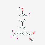 3-(3-fluoro-4-methoxyphenyl)-5-(trifluoromethyl)benzoic Acid