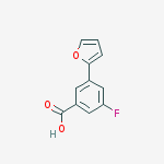 3-fluoro-5-(furan-2-yl)benzoic Acid