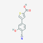 4-(4-cyano-3-hydroxyphenyl)thiophene-2-carboxylic Acid