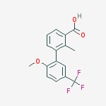 3-[2-methoxy-5-(trifluoromethyl)phenyl]-2-methylbenzoic Acid