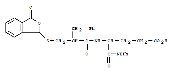 N~2~-{2-benzyl-3-[(3-oxo-1,3-dihydro-2-benzofuran-1-yl)sulfanyl]propanoyl}-N-phenyl-alpha-glutamine