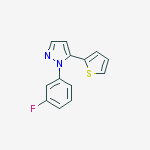 1-(3-Fluorophenyl)-5-(thiophen-2-yl)-1H-pyrazole