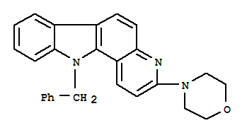 11-benzyl-3-morpholin-4-yl-11H-pyrido[3,2-a]carbazole
