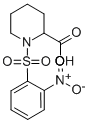 1-[(2-Nitrophenyl)sulfonyl]piperidine-2-carboxylic acid