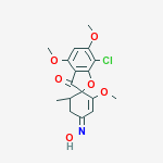 SPIRO(BENZOFURAN-2(3H),1'-(2)CYCLOHEXENE)-3,4'-DIONE,7-CHLORO-2',4,6-TRIMETHOXY-6'-METHYL-,4'-OXIME