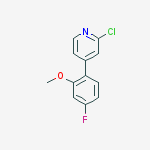 2-chloro-4-(4-fluoro-2-methoxyphenyl)pyridine