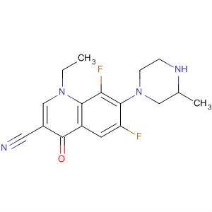 3-Quinolinecarbonitrile,1-ethyl-6,8-difluoro-1,4-dihydro-7-(3-methyl-1-piperazinyl)-4-oxo-